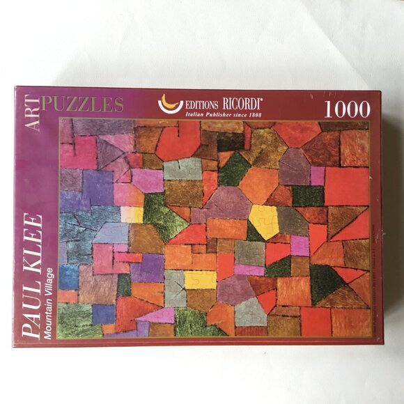 Editions Ricordi Other - Editions Ricordi Paul Klee Mountain Village 100 Piece Jigsaw Puzzle